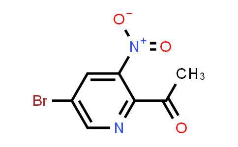 CAS No. 1363382-81-3, 1-(5-Bromo-3-nitropyridin-2-yl)ethanone