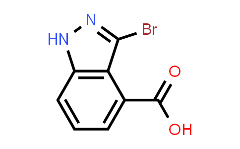 CAS No. 1363382-97-1, 3-Bromo-1H-indazole-4-carboxylic acid