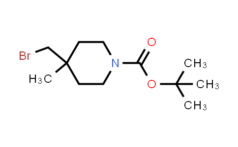 CAS No. 1363383-33-8, tert-Butyl 4-(bromomethyl)-4-methylpiperidine-1-carboxylate