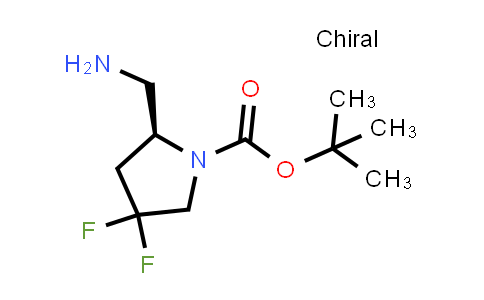 CAS No. 1363384-67-1, tert-Butyl (2S)-2-(aminomethyl)-4,4-difluoropyrrolidine-1-carboxylate