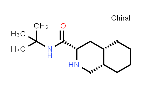 CAS No. 136465-81-1, (3S,4aS,8aS)-N-(tert-Butyl)decahydroisoquinoline-3-carboxamide