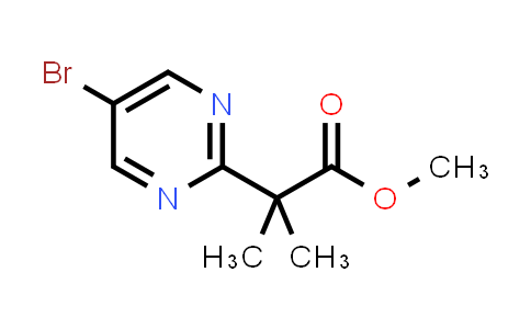 CAS No. 1364718-88-6, Methyl 2-(5-bromopyrimidin-2-yl)-2-methylpropanoate