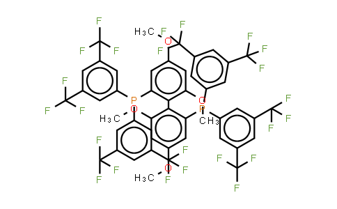 CAS No. 1365531-84-5, (R)-2,2'-Bis[bis(3,5-trifluoromethylphenyl)phosphino]-4,4',6,6'-tetramethoxy)-1,1'-biphenyl