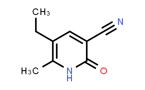 CAS No. 136562-04-4, 5-Ethyl-6-methyl-2-oxo-1,2-dihydropyridine-3-carbonitrile
