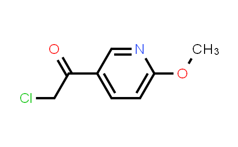 CAS No. 136591-96-3, 2-Chloro-1-(6-methoxypyridin-3-yl)ethan-1-one
