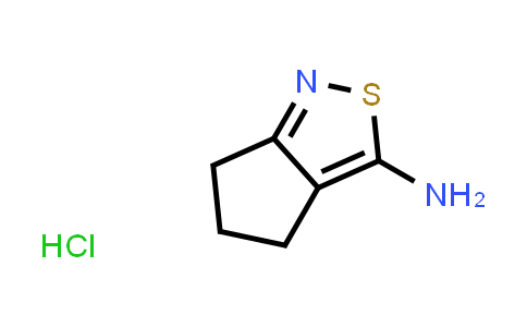 CAS No. 1365965-56-5, 5,6-Dihydro-4H-cyclopenta[c]isothiazol-3-amine hydrochloride
