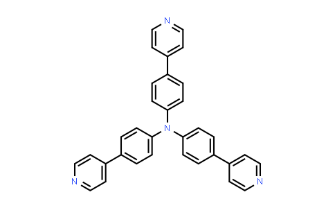 CAS No. 1366291-62-4, Tris(4-(pyridin-4-yl)phenyl)amine
