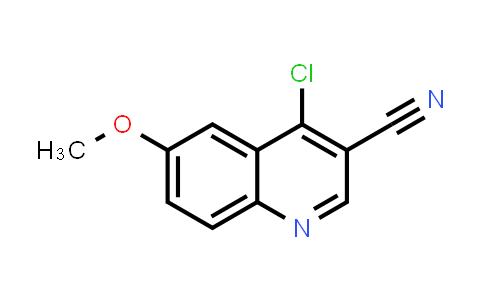 CAS No. 13669-62-0, 3-Quinolinecarbonitrile, 4-chloro-6-methoxy-