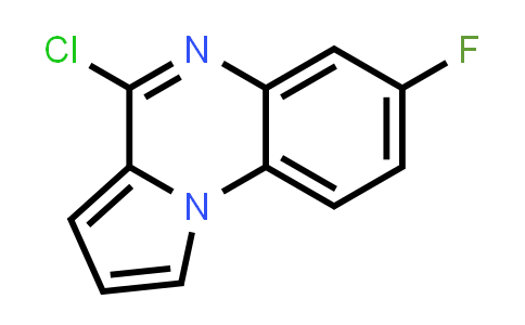 CAS No. 136773-69-8, 4-Chloro-7-fluoropyrrolo[1,2-a]quinoxaline