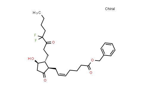 CAS No. 136790-79-9, Benzyl (Z)-7-((1R,2R,3R)-2-(4,4-difluoro-3-oxooctyl)-3-hydroxy-5-oxocyclopentyl)hept-5-enoate