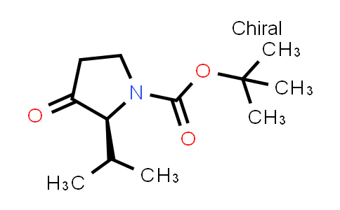CAS No. 1368055-49-5, tert-Butyl (2S)-3-oxo-2-(propan-2-yl)pyrrolidine-1-carboxylate
