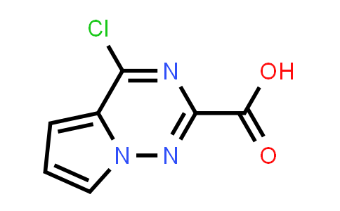 CAS No. 1368069-63-9, 4-Chloropyrrolo[2,1-f][1,2,4]triazine-2-carboxylic acid