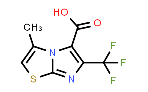 CAS No. 1368302-66-2, 3-Methyl-6-(trifluoromethyl)imidazo[2,1-b]thiazole-5-carboxylic acid
