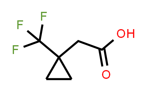 CAS No. 1368342-07-7, Cyclopropaneacetic acid, 1-(trifluoromethyl)-