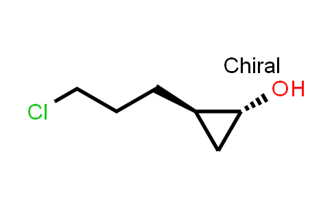CAS No. 136835-38-6, Cyclopropanol, 2-(3-chloropropyl)-, trans-