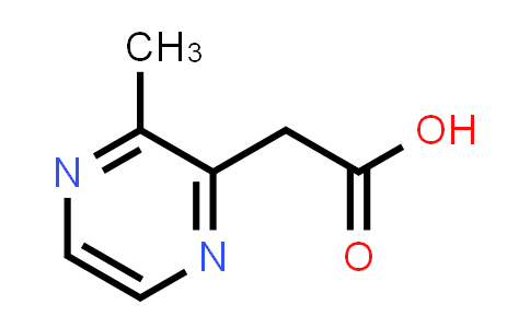 CAS No. 1368387-18-1, 2-(3-Methylpyrazin-2-yl)acetic acid