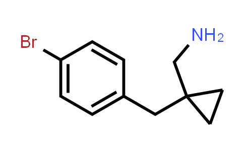 CAS No. 1368562-53-1, {1-[(4-Bromophenyl)methyl]cyclopropyl}methanamine
