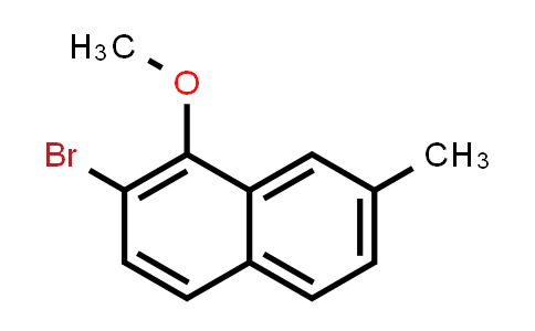 CAS No. 1368703-76-7, 2-Bromo-1-methoxy-7-methylnaphthalene