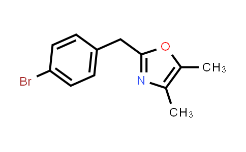 CAS No. 1368915-26-7, 2-(4-Bromobenzyl)-4,5-dimethyloxazole