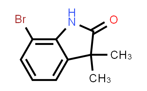 CAS No. 1369042-74-9, 7-Bromo-3,3-dimethyl-2,3-dihydro-1H-indol-2-one