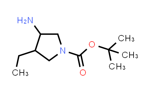 CAS No. 1369085-72-2, tert-Butyl 3-amino-4-ethylpyrrolidine-1-carboxylate