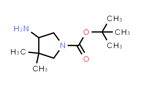 CAS No. 1369146-35-9, tert-Butyl 4-amino-3,3-dimethylpyrrolidine-1-carboxylate