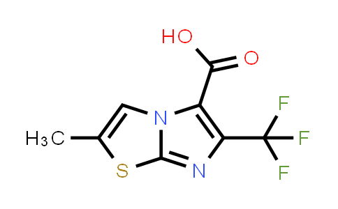 CAS No. 1369332-25-1, 2-Methyl-6-(trifluoromethyl)imidazo[2,1-b]thiazole-5-carboxylic acid
