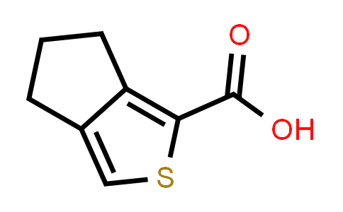 CAS No. 1369339-87-6, 5,6-Dihydro-4H-cyclopenta[c]thiophene-1-carboxylic acid