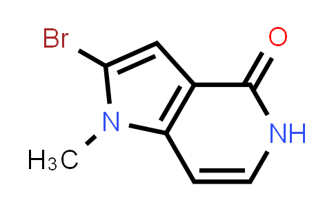 CAS No. 1369353-41-2, 2-Bromo-1-methyl-1H-pyrrolo[3,2-c]pyridin-4(5H)-one