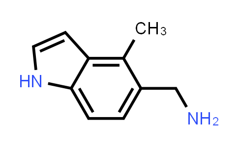 CAS No. 1369368-84-2, (4-Methyl-1H-indol-5-yl)methanamine