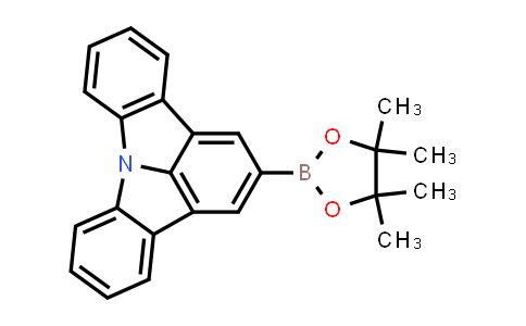 CAS No. 1369369-44-7, 2-(4,4,5,5-Tetramethyl-1,3,2-dioxaborolan-2-yl)indolo[3,2,1-jk]carbazole