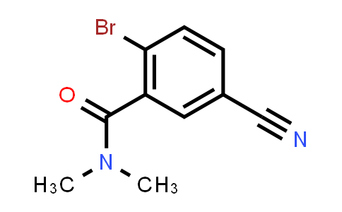 CAS No. 1369813-45-5, 2-Bromo-5-cyano-N,N-dimethylbenzamide