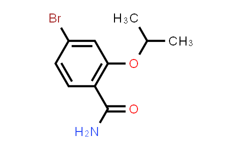 CAS No. 1369853-57-5, 4-Bromo-2-isopropoxybenzamide