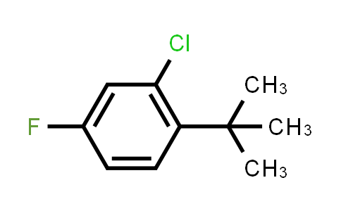 CAS No. 1369880-14-7, Benzene, 2-chloro-1-(1,1-dimethylethyl)-4-fluoro-