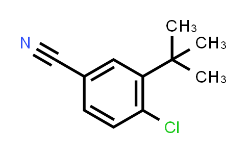 CAS No. 1369926-76-0, 3-(tert-Butyl)-4-chlorobenzonitrile