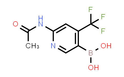 CAS No. 1370351-47-5, (6-Acetamido-4-(trifluoromethyl)pyridin-3-yl)boronic acid