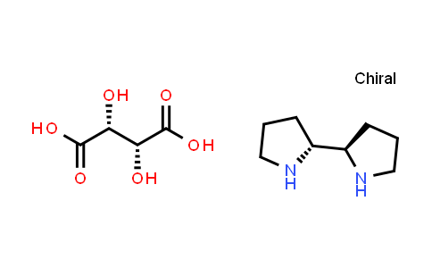 CAS No. 137037-21-9, (2R,2'R)-2,2'-Bipyrrolidine (2R,3R)-2,3-dihydroxysuccinate