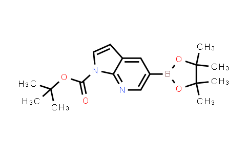 CAS No. 1370616-23-1, tert-Butyl 5-(4,4,5,5-tetramethyl-1,3,2-dioxaborolan-2-yl)-1H-pyrrolo[2,3-b]pyridine-1-carboxylate