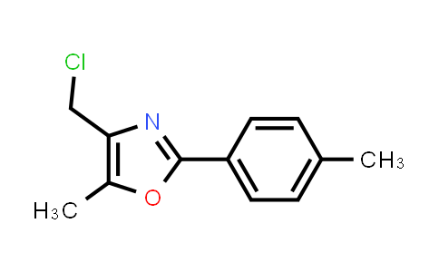 CAS No. 137090-44-9, 4-(Chloromethyl)-5-methyl-2-(p-tolyl)oxazole