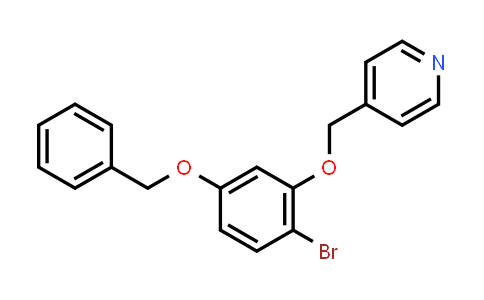 CAS No. 1372147-57-3, 4-((5-(Benzyloxy)-2-bromophenoxy)methyl)pyridine