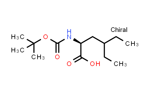 CAS No. 1372404-73-3, (S)-2-((tert-Butoxycarbonyl)amino)-4-ethylhexanoic acid