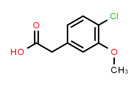 CAS No. 13726-19-7, 2-(4-Chloro-3-methoxyphenyl)acetic acid