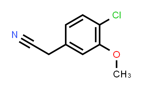 CAS No. 13726-21-1, 2-(4-Chloro-3-methoxyphenyl)acetonitrile