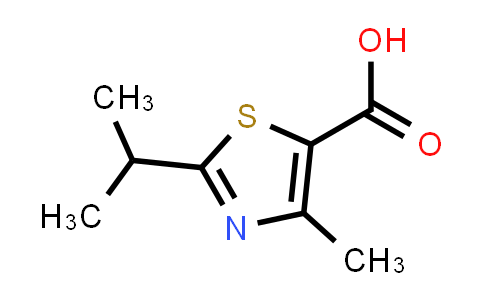 CAS No. 137267-29-9, 2-Isopropyl-4-methylthiazole-5-carboxylic acid