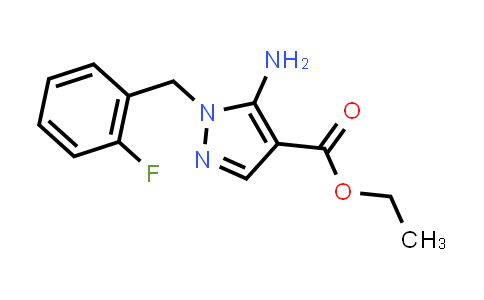 CAS No. 137278-69-4, Ethyl 5-amino-1-(2-fluorobenzyl)-1H-pyrazole-4-carboxylate