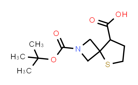 CAS No. 1373029-39-0, 2-[(tert-Butoxy)carbonyl]-5-thia-2-azaspiro[3.4]octane-8-carboxylic acid