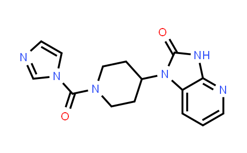 CAS No. 1373116-06-3, 2H-Imidazo[4,5-b]pyridin-2-one, 1,3-dihydro-1-[1-(1H-imidazol-1-ylcarbonyl)-4-piperidinyl]-