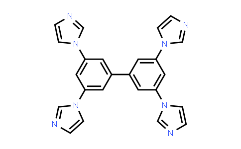 CAS No. 1373155-12-4, 3,3',5,5'-Tetra(1H-imidazol-1-yl)-1,1'-biphenyl