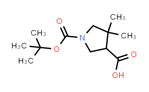 CAS No. 1373223-11-0, 4,4-Dimethyl-pyrrolidine-1,3-dicarboxylic acid 1-tert-butyl ester