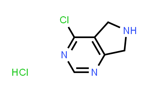 CAS No. 1373228-90-0, 4-Chloro-5H,6H,7H-pyrrolo[3,4-d]pyrimidine hydrochloride